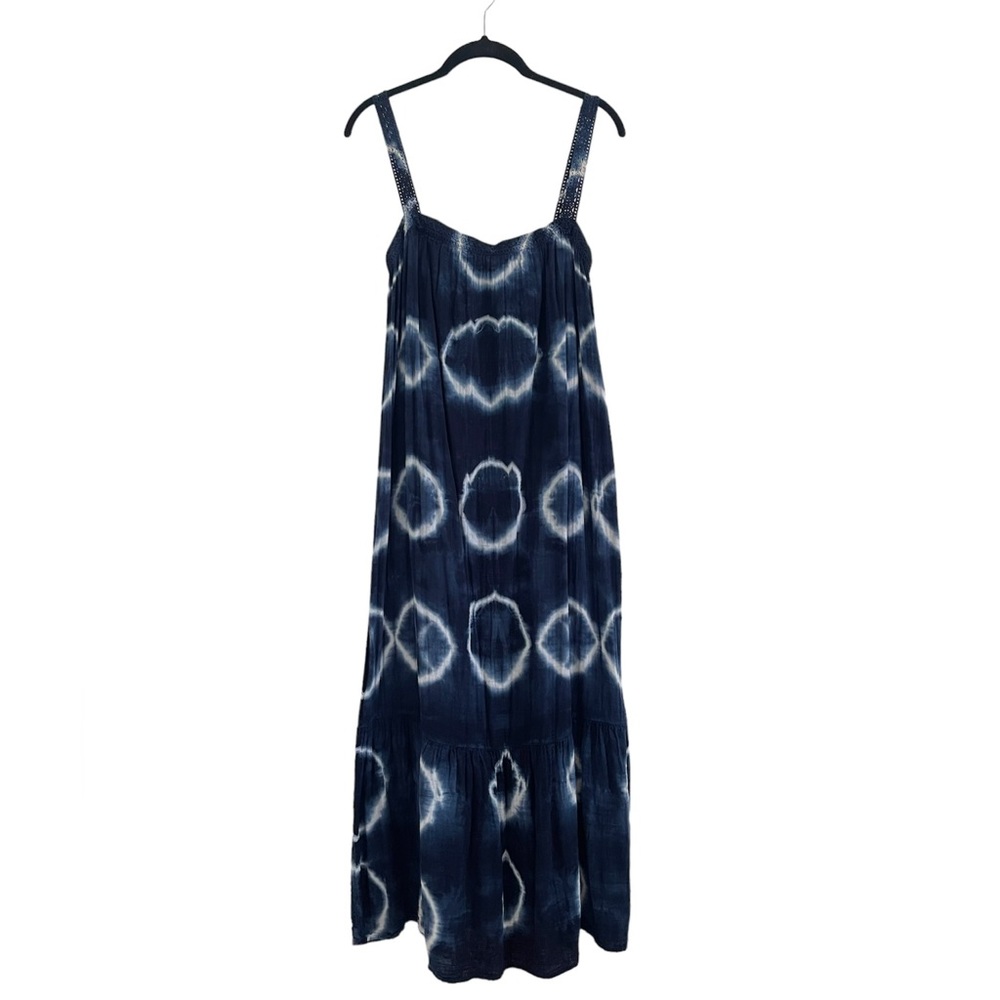 NWOT Velvet by Graham and Spencer Tie Dye Cotton Gauze Maxi Dress